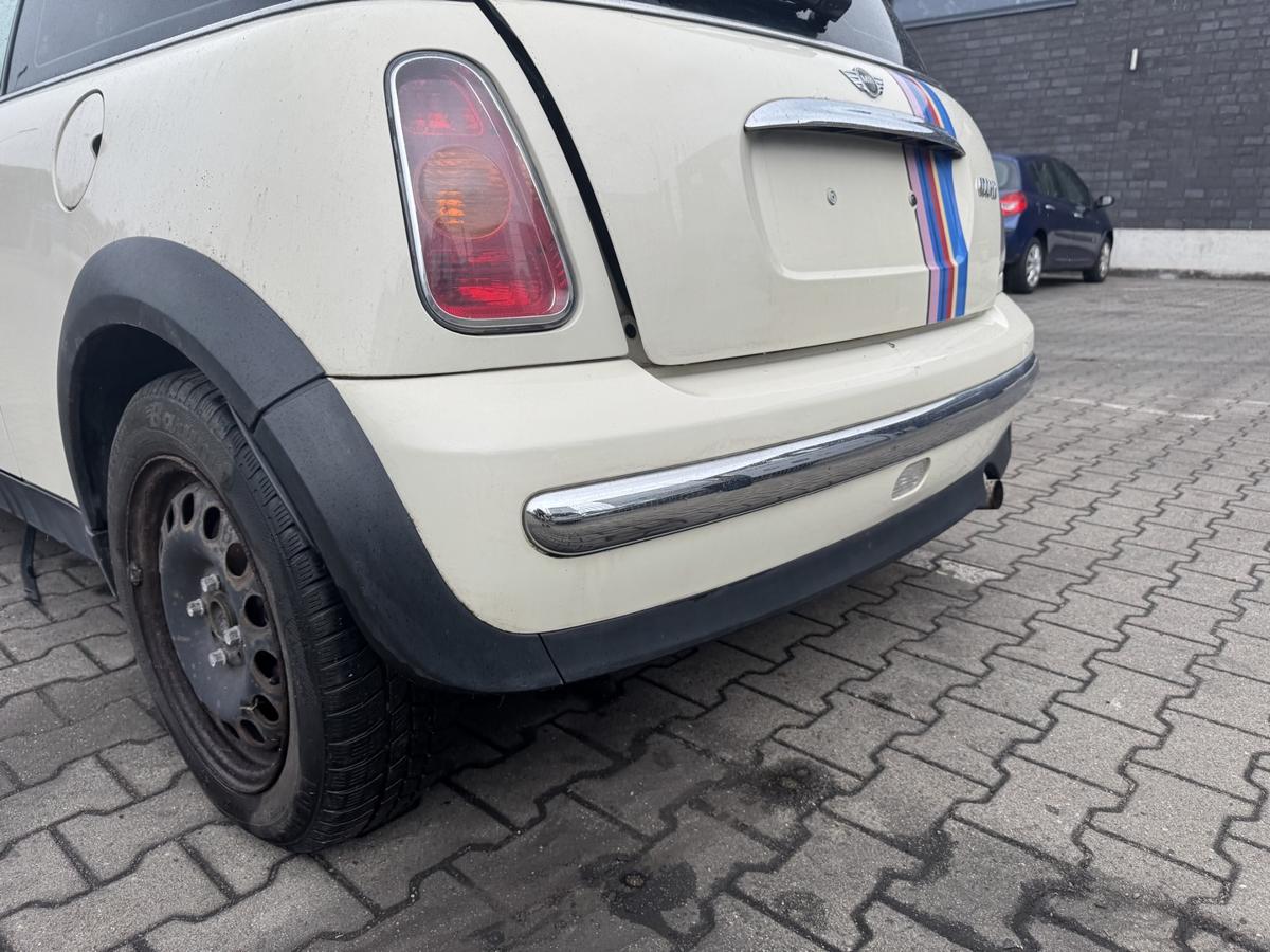 Mini Cooper R50 original Sto&szlig;stange Stossf&auml;nger hinten PEPPER WHITE 850 Bj.2003